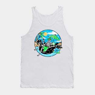 Summer skeleton Tank Top